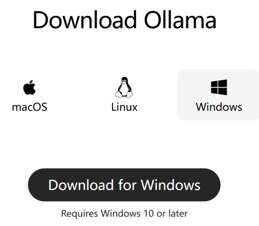 Ollama 下载入口